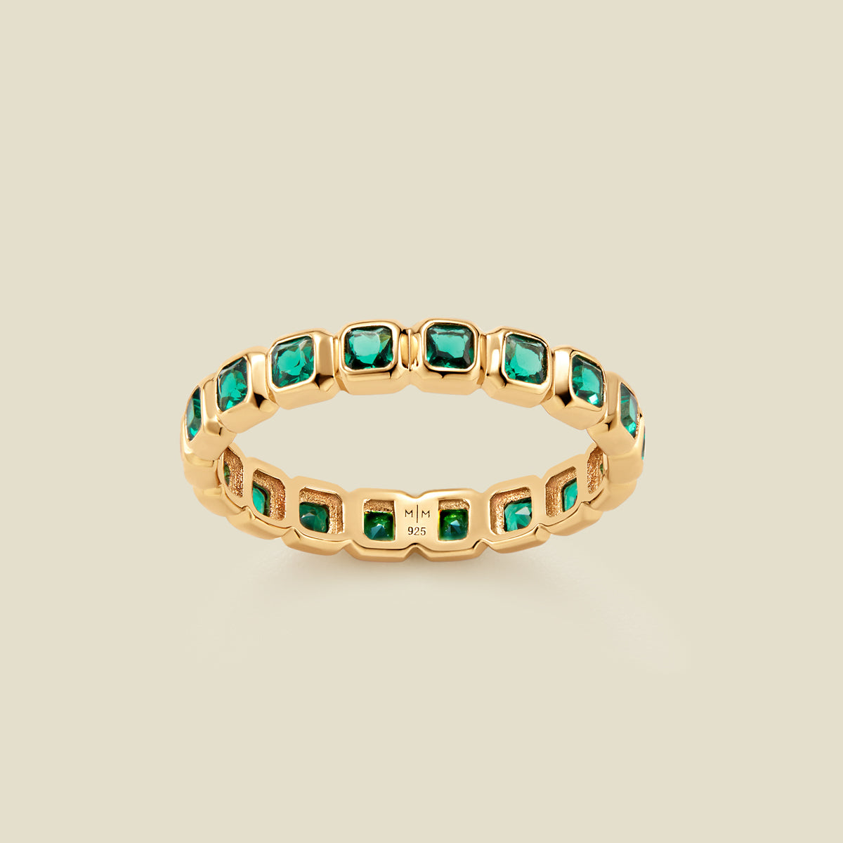 May Birthstone Eternity Ring – Made By Mary