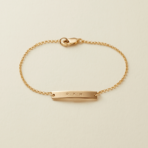 Mini Bar Bracelet | 1.0" horizontal bar
