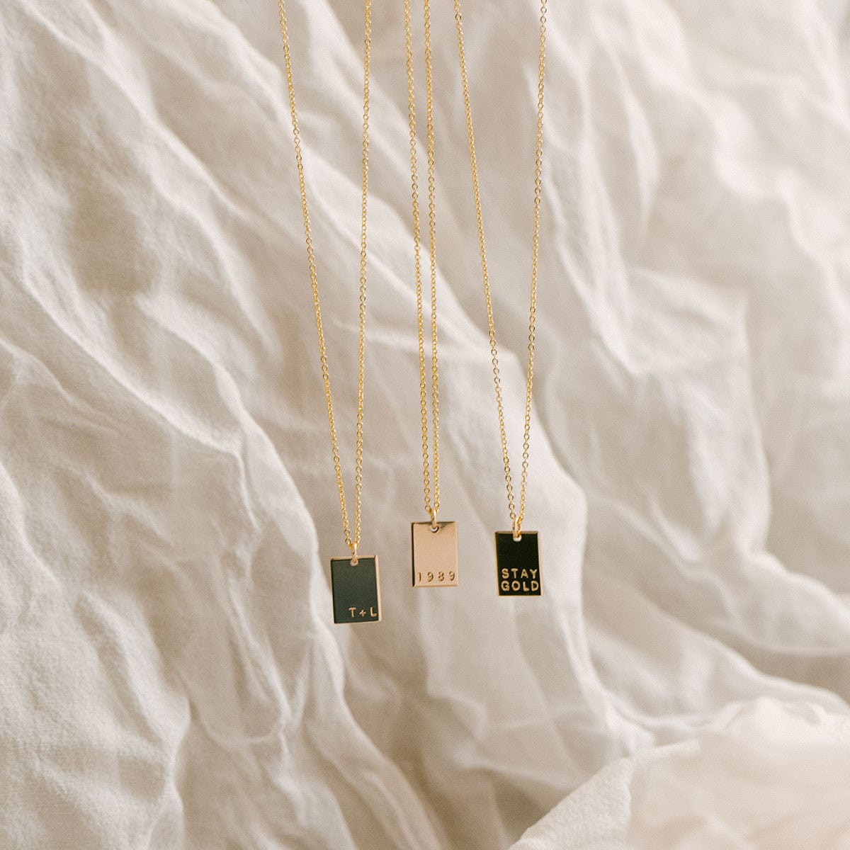 Create Your Own - Mini Rectangular Chain Necklace with Connector
