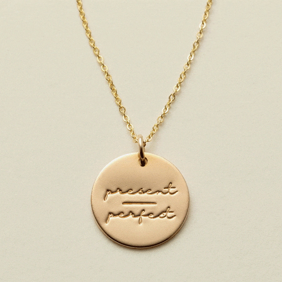 Pause Collection Disc Necklace