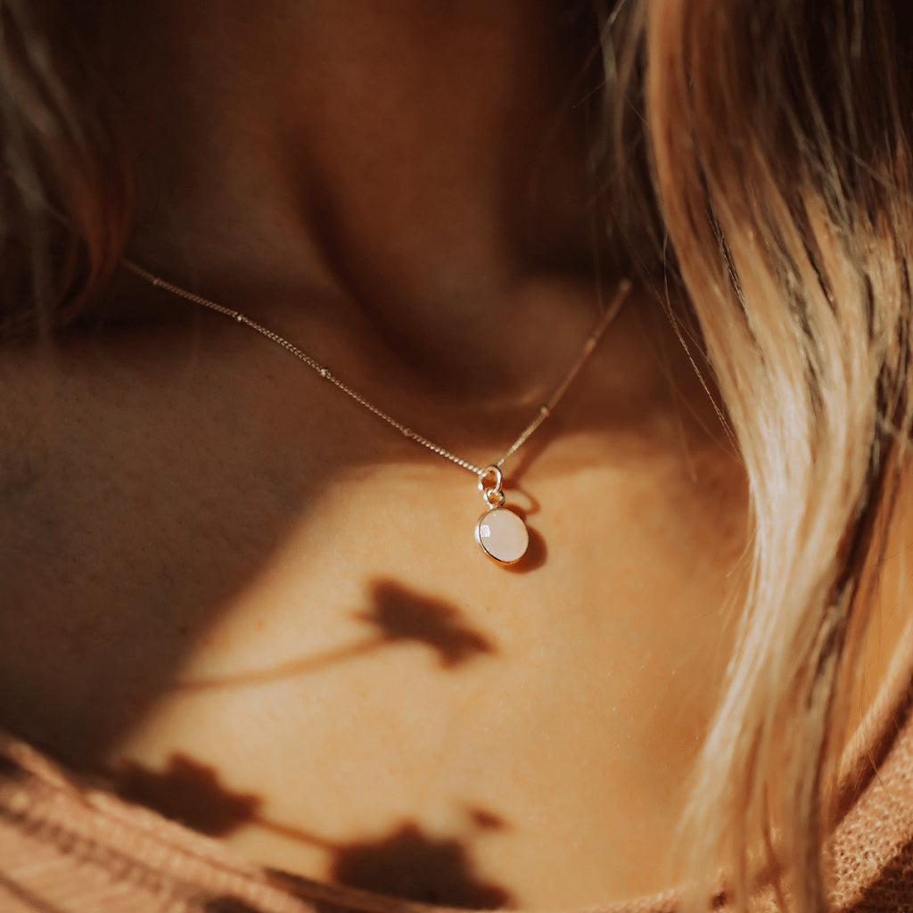Petal Gemstone Necklace Necklace