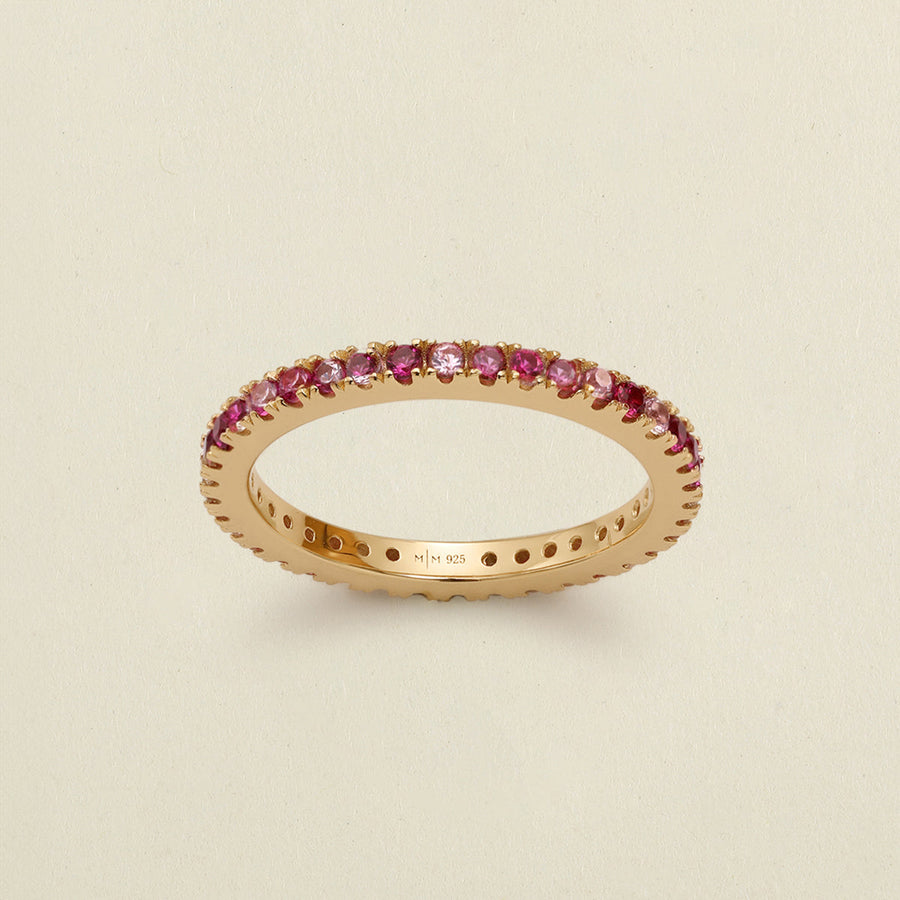 Pink Eternity Band Ring