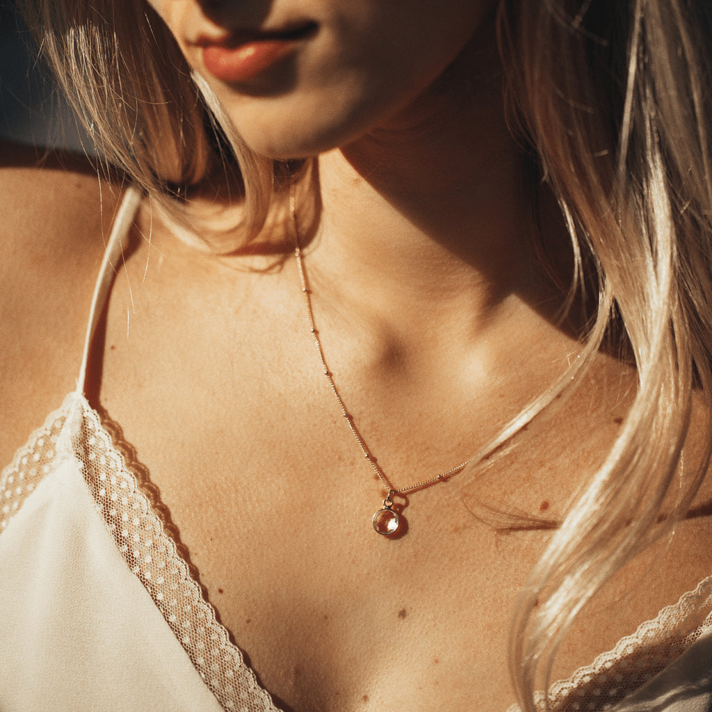 Prism Gemstone Necklace Necklace