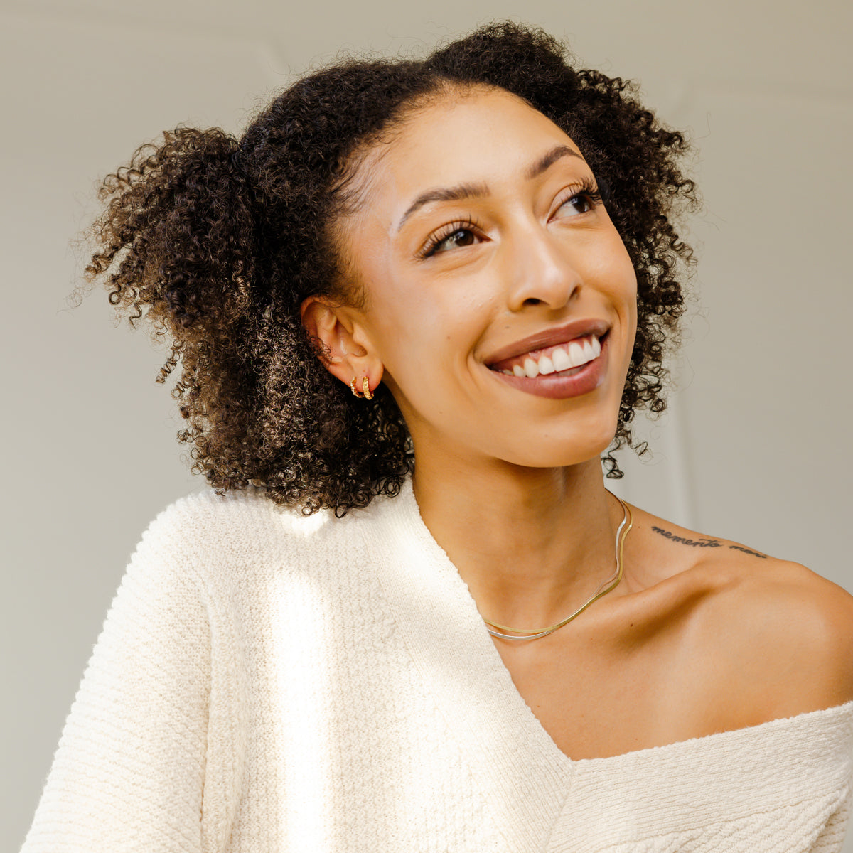 Sagittarius Huggie Hoop Earrings Made By Mary