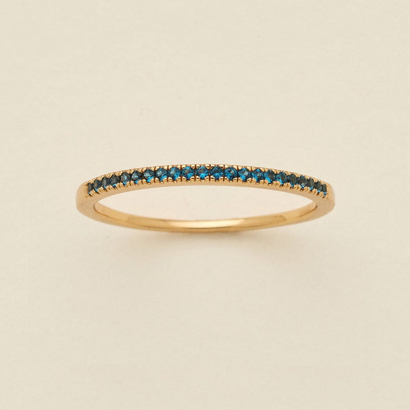 Mint & Lily September Birthstone Eternity Stacking Ring
