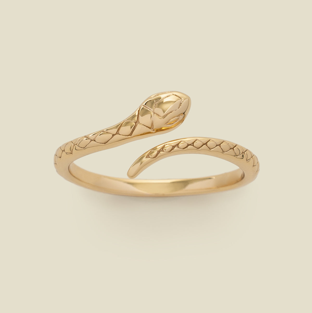 Snake Ring Gold Vermeil / 5 Ring