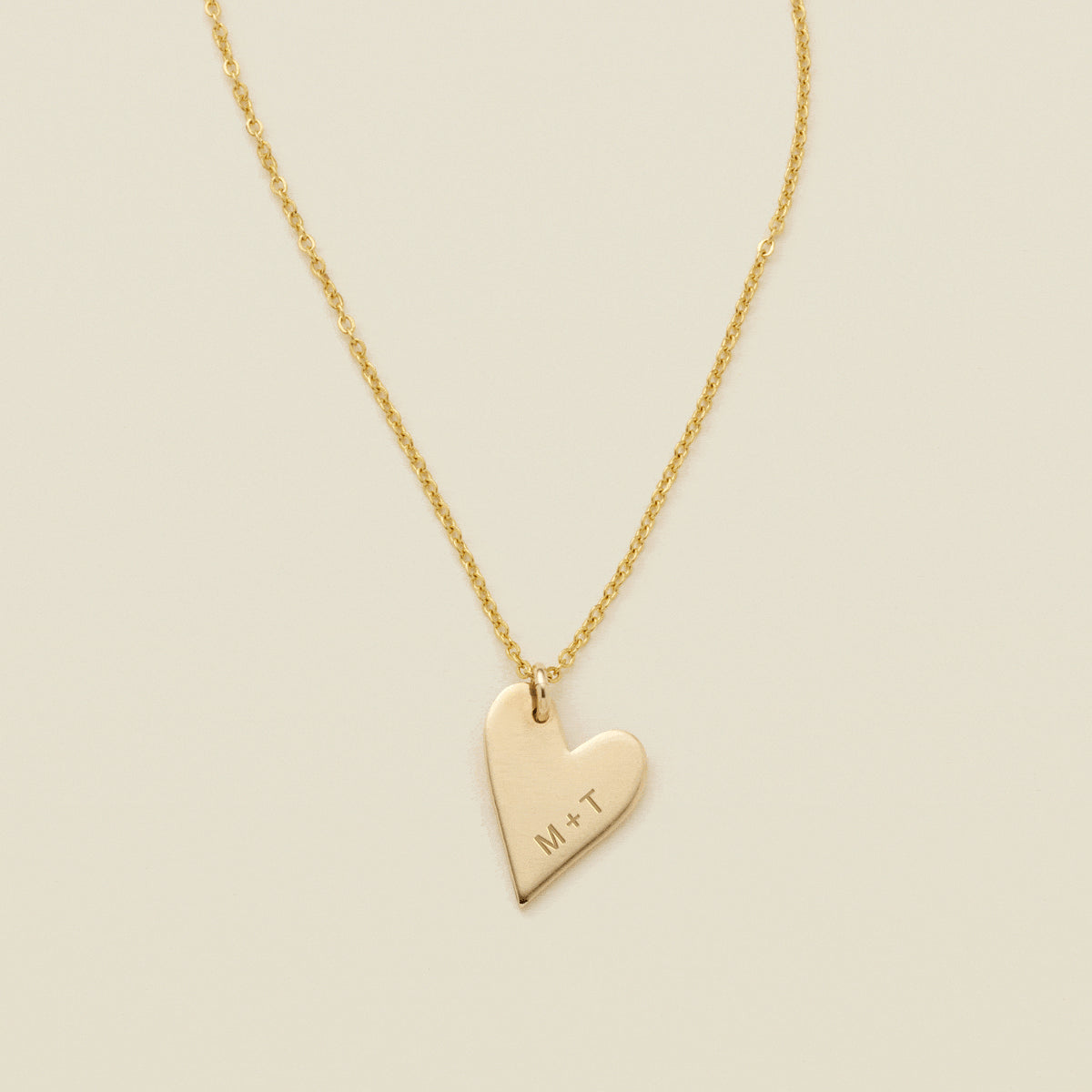 Gold chain discount with love pendant