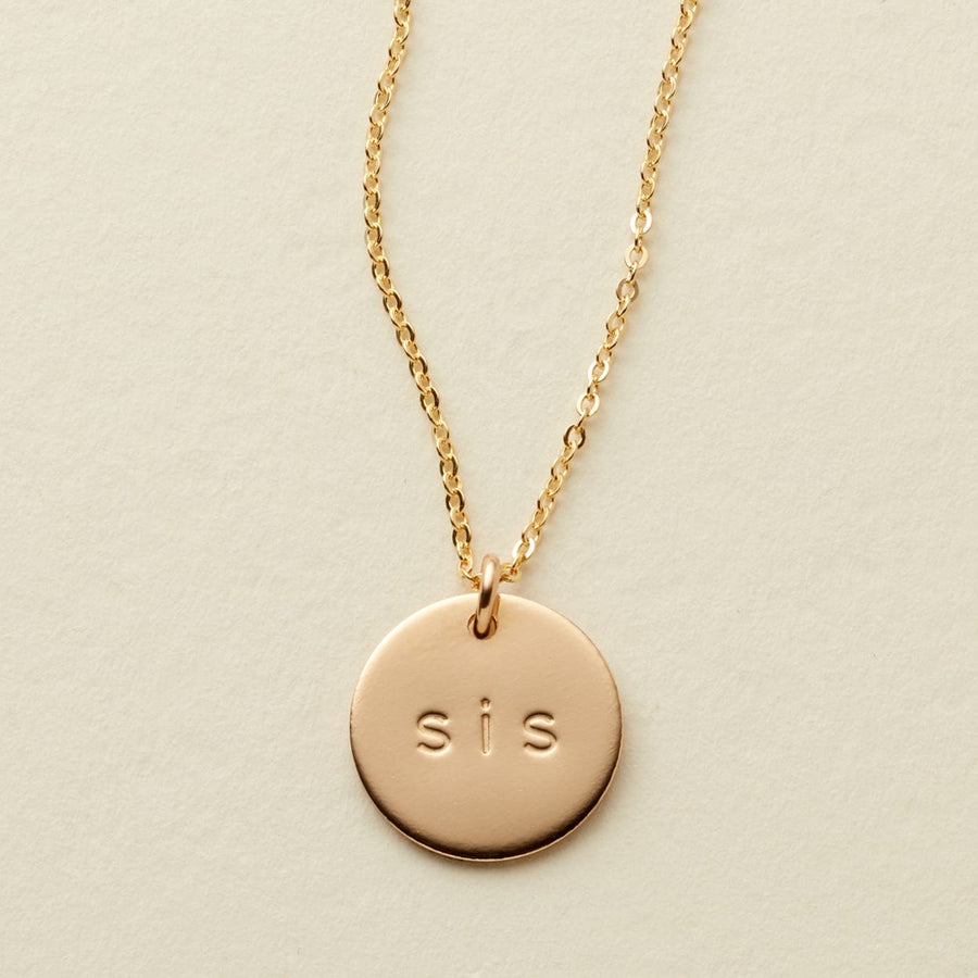 The Sis' Disc Necklace