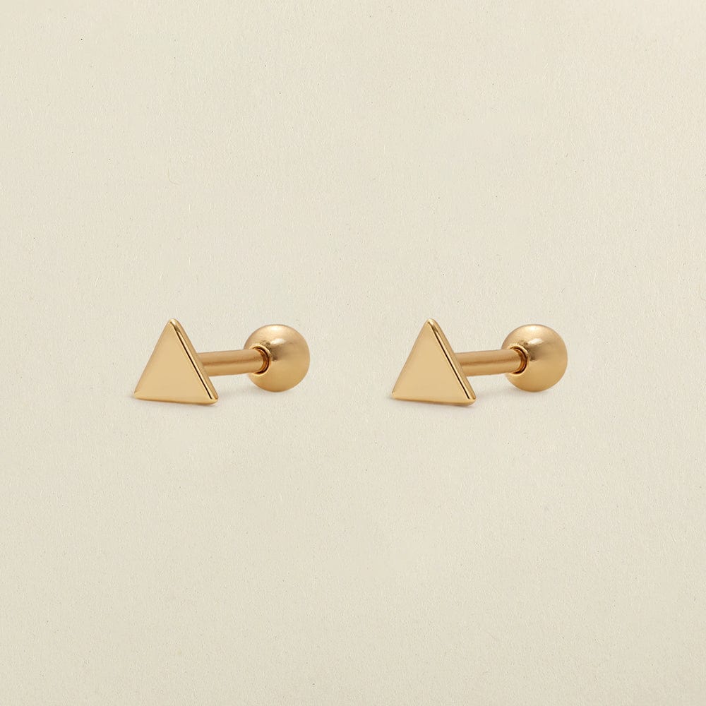 Triangle Stud Earrings | Final Sale Earring